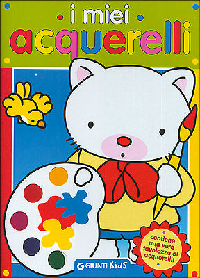 I miei acquerelli. contiene una vera tavolozza di acquerelli!