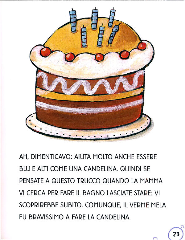 Buon compleanno con il Verme Mela