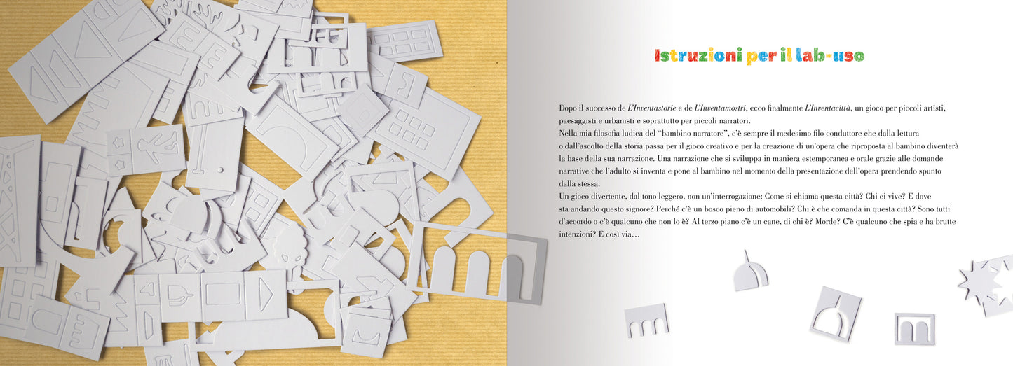 L'inventacittà. Libro + 126 fustelle per disegnare la città
