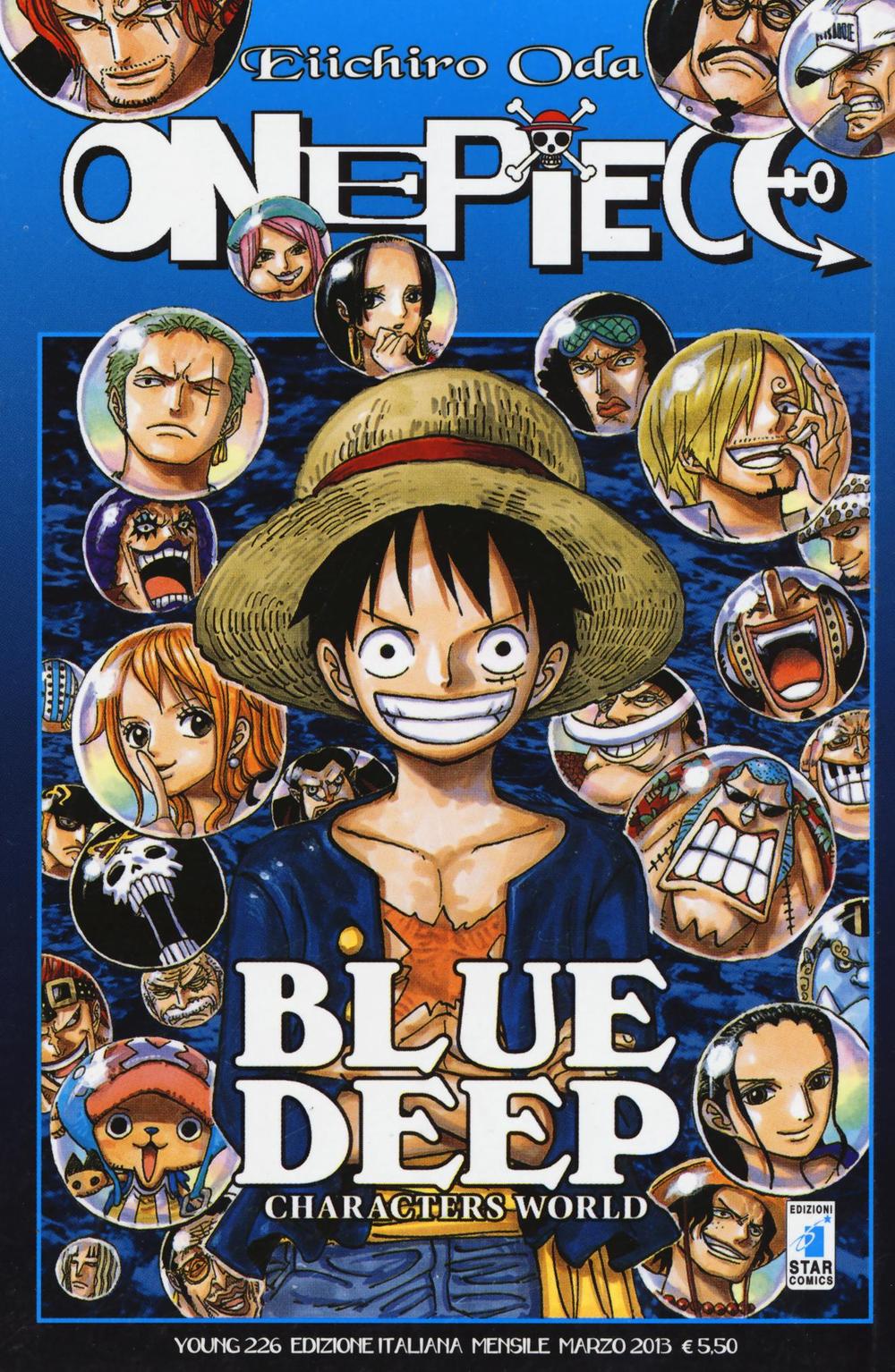 One piece blue deep.