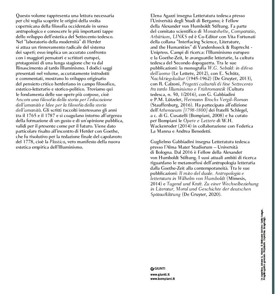 Saggi del primo periodo (1765-1787). Testo tedesco a fronte