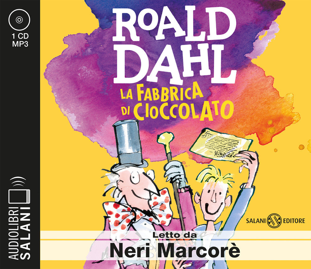 La fabbrica di cioccolato letto da Neri Marcorè. Audiolibro. CD Audio  formato MP3.: libro di Roald Dahl