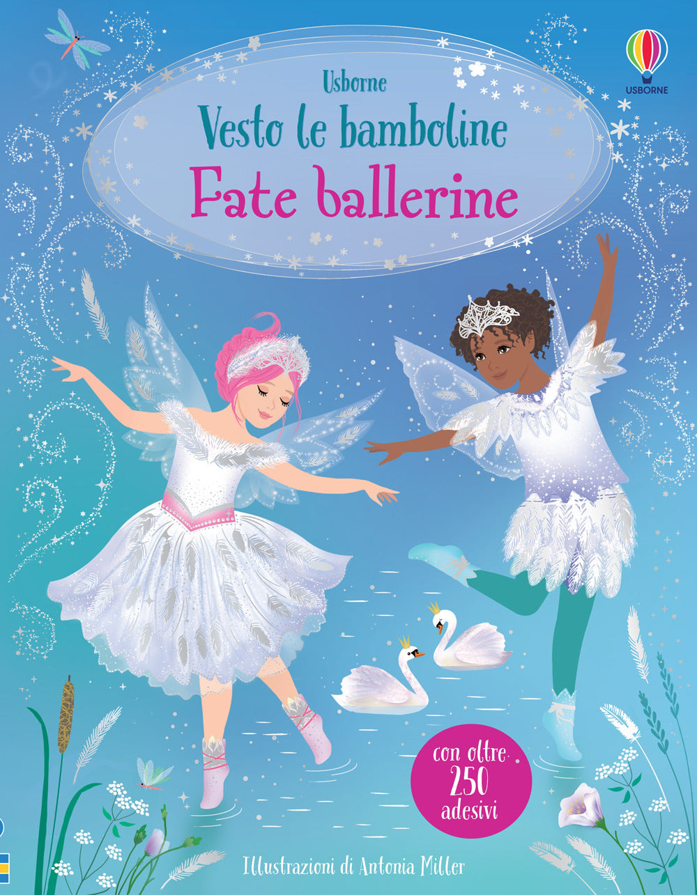 Fate ballerine. Vesto le bamboline. Con adesivi.