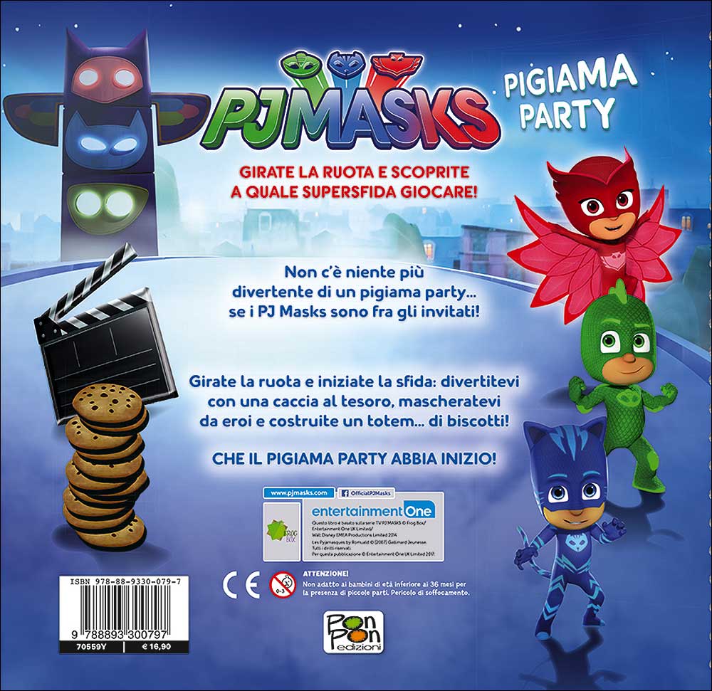 Pj Masks - Pigiama Party. Supersfide per feste da supereroi!