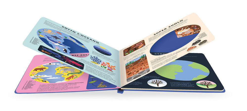 La Terra. Guarda attraverso le pagine trasparenti e scopri il nostro fantastico pianeta!