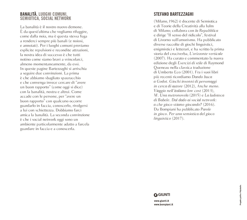 Banalità. Luoghi comuni, social network, semiotica