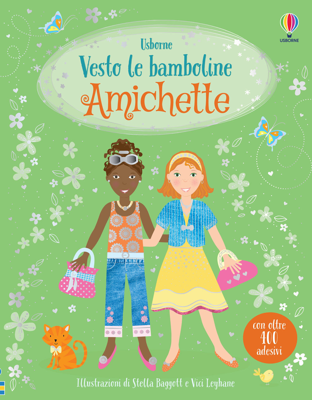 Amichette. Vesto le bamboline. Con adesivi. Ediz. a colori.