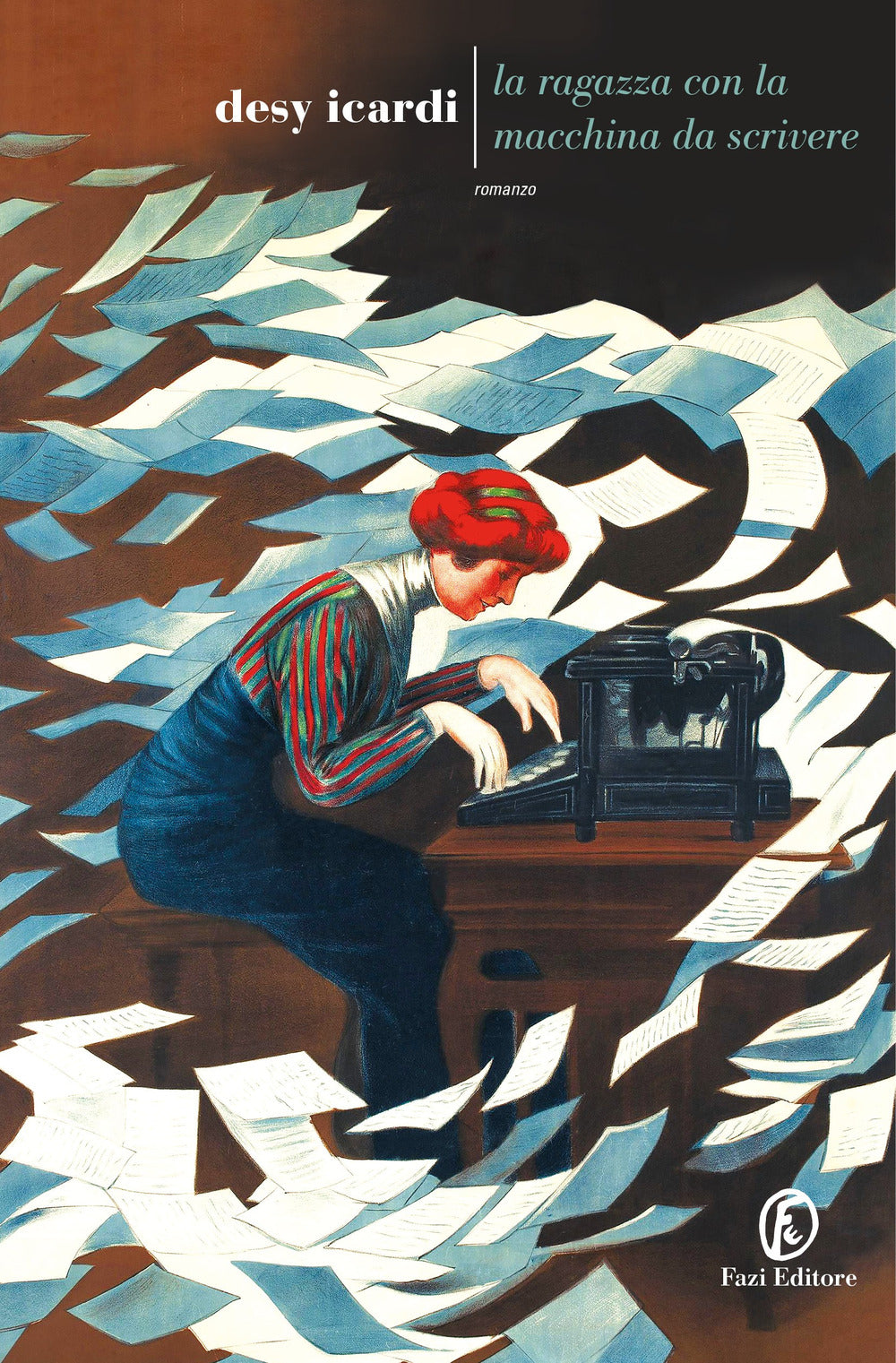 La ragazza con la macchina da scrivere.