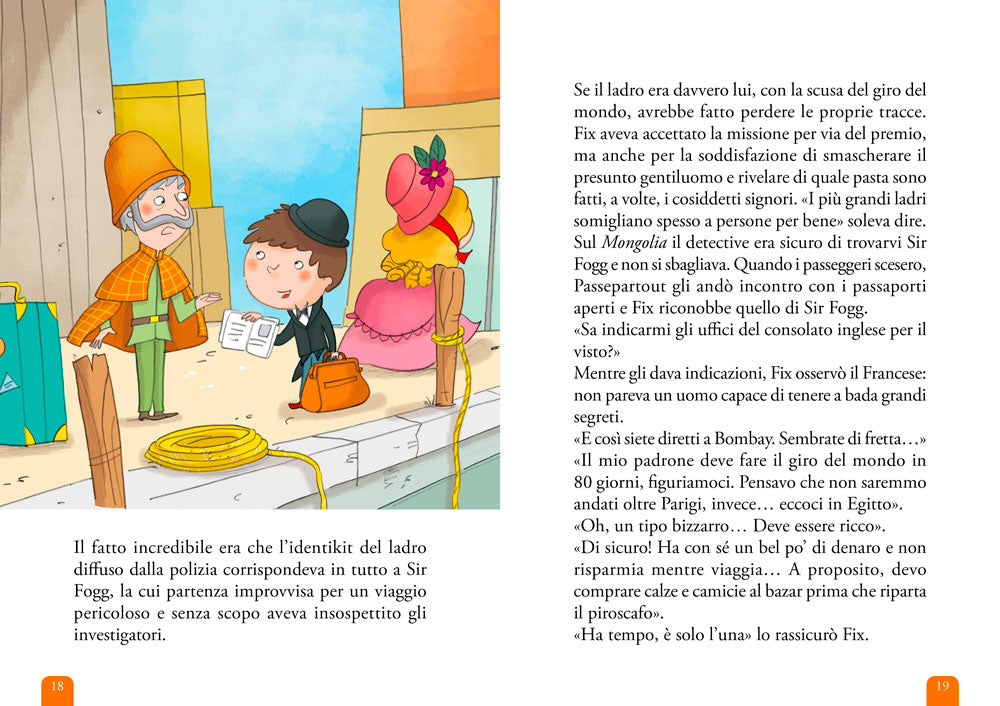 Il giro del mondo in 80 giorni. Adattamento a misura di bambino