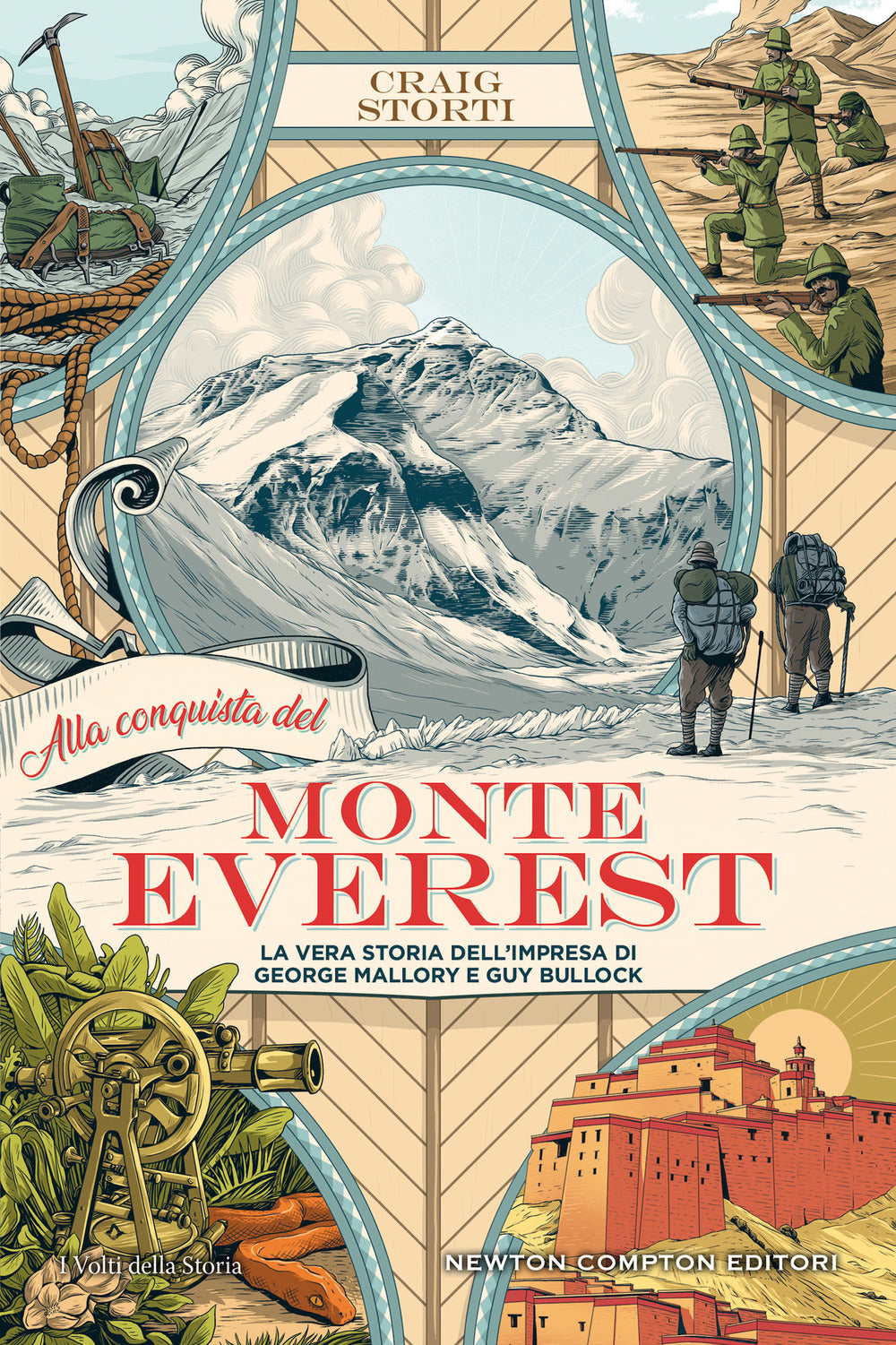 Alla conquista del Monte Everest. La vera storia dell'impresa di George Mallory e Guy Bullock.
