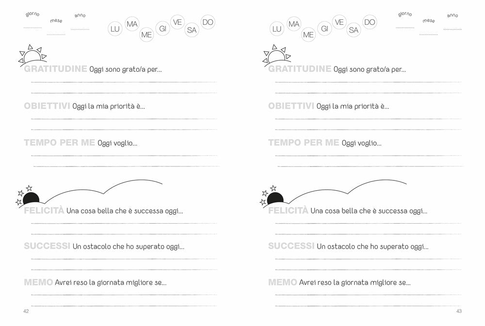 Diario della felicità in 5 minuti