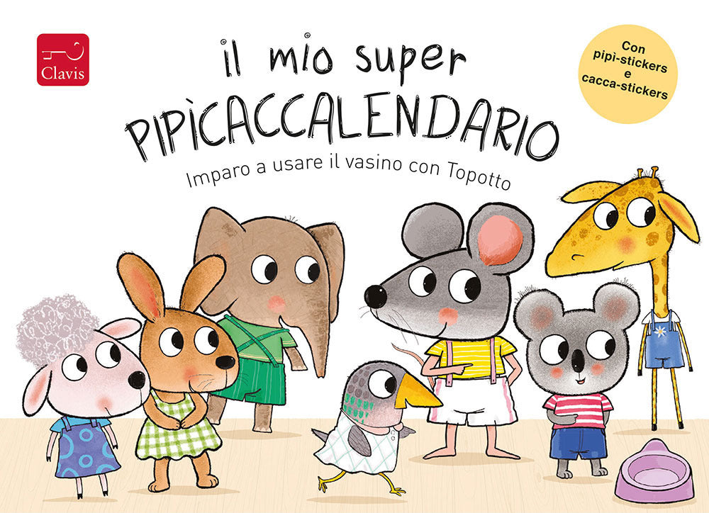 Il mio super pipìcaccalendario. Imparo a usare il vasino con Topotto. Con adesivi. Ediz. a colori.