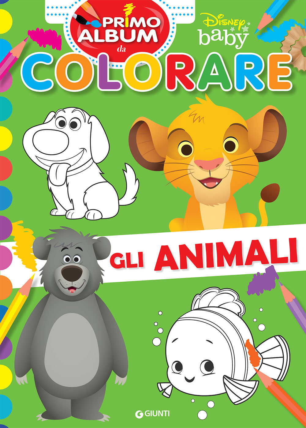 Disney Baby - Primo album da colorare - Gli animali: libro di Walt Disney