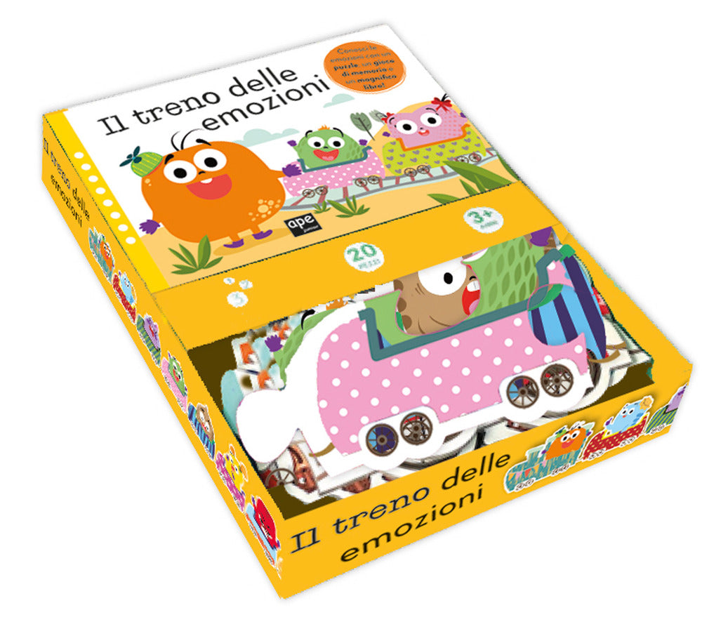 Il treno delle emozioni. Ediz. illustrata. Con puzzle.