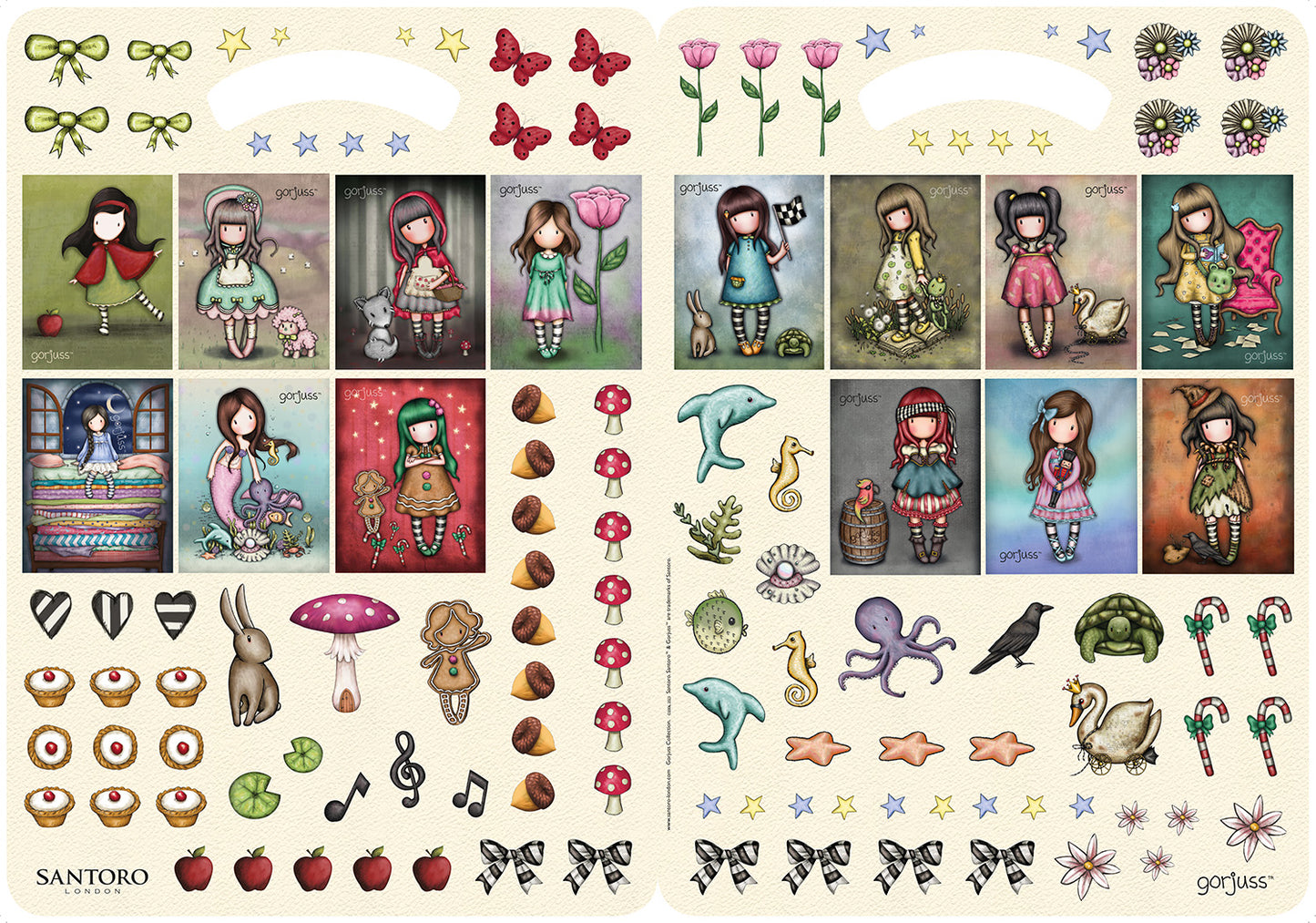 Gorjuss. Sticker&Color. C'era una volta...