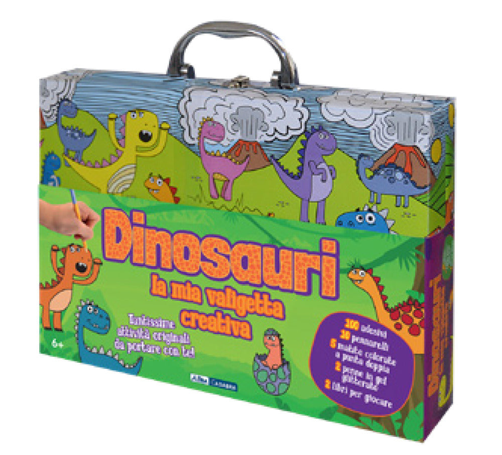 Dinosauri. La mia valigetta creativa. Ediz. a colori. Con gadget.