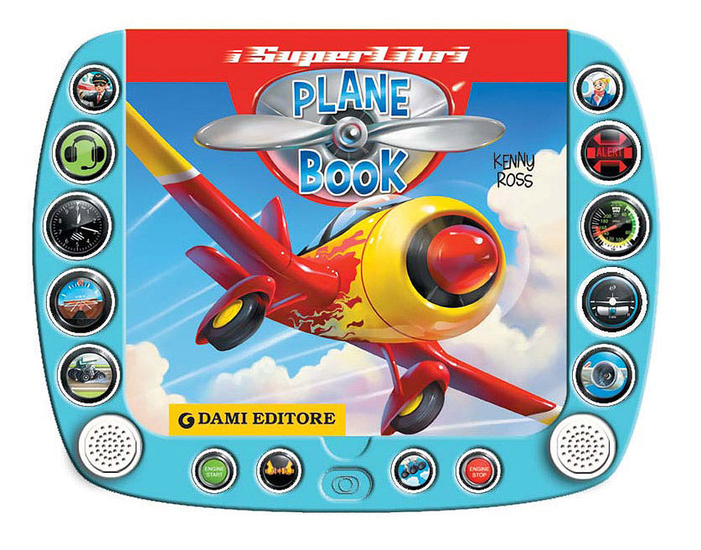 Plane book . Con 14 pulsanti sonori
