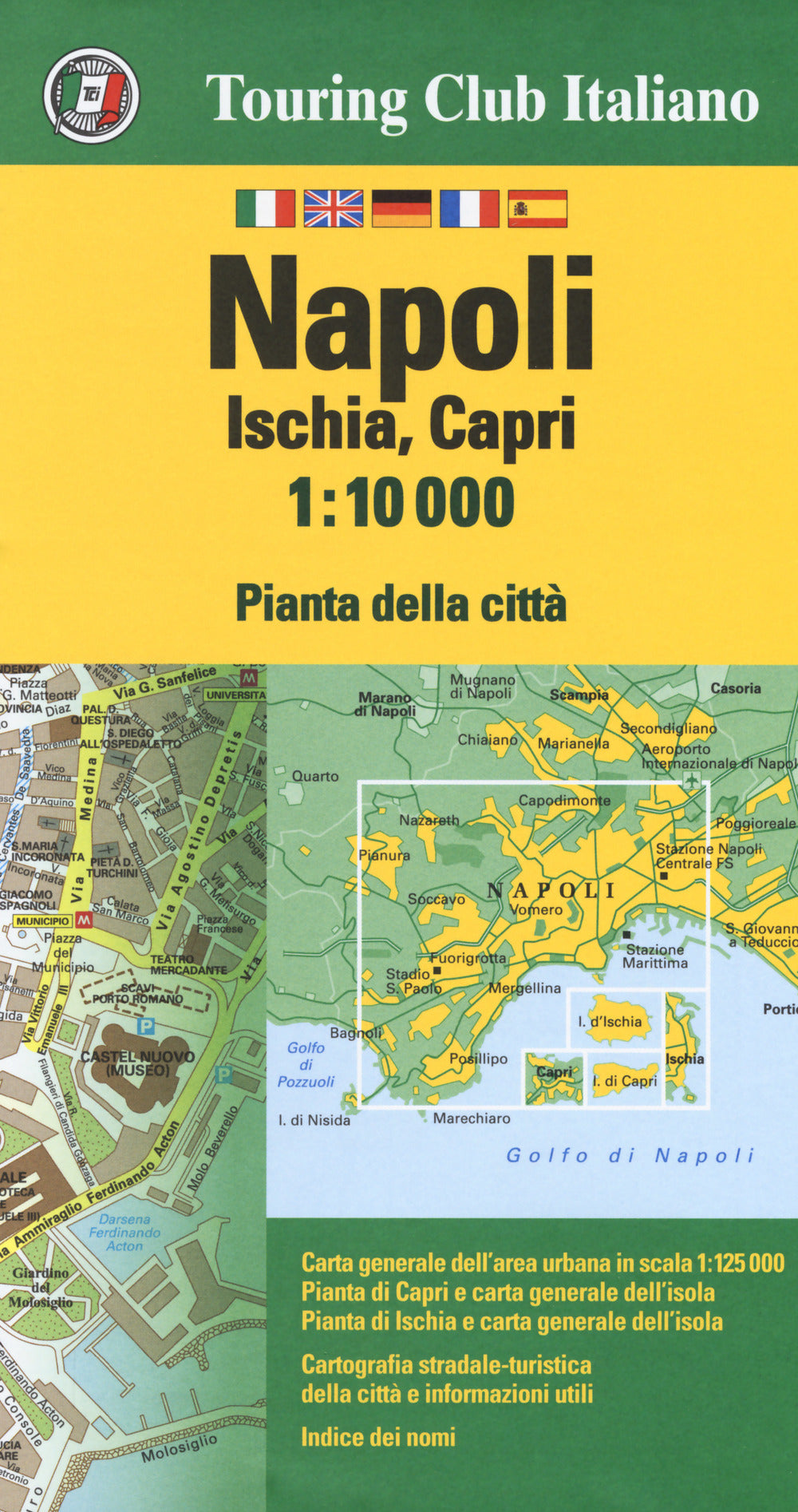 Napoli, Ischia, Capri 1:10.000.