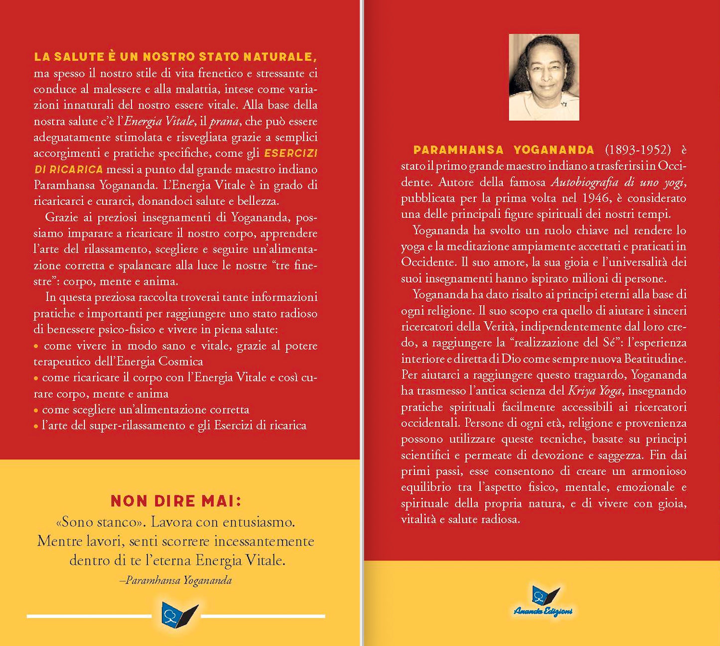 Come essere sani e vitali