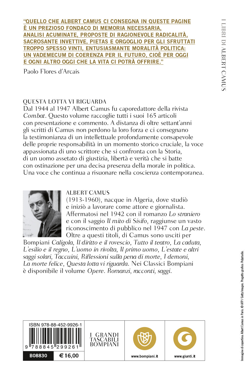 Questa lotta vi riguarda. Corispondenze per Combat 1944-1947