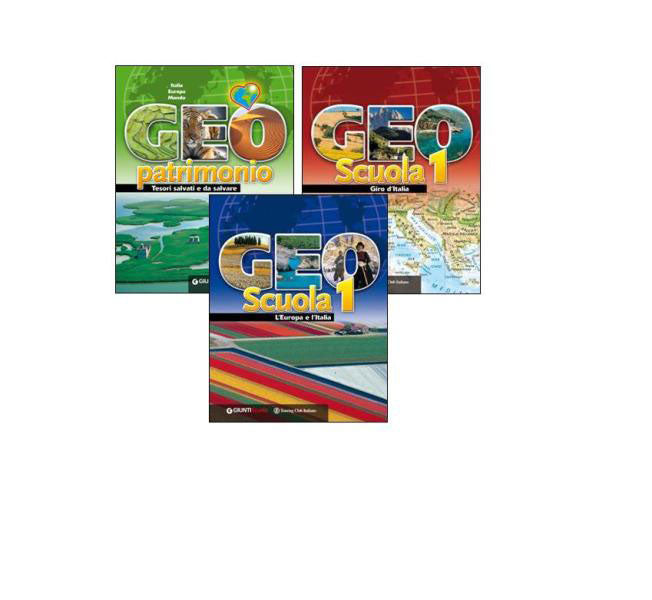 Geo Scuola - Confezione vendita C CL 1. Comprende: Giro d'Italia, L'Europa e l'Italia, Geopatrimonio