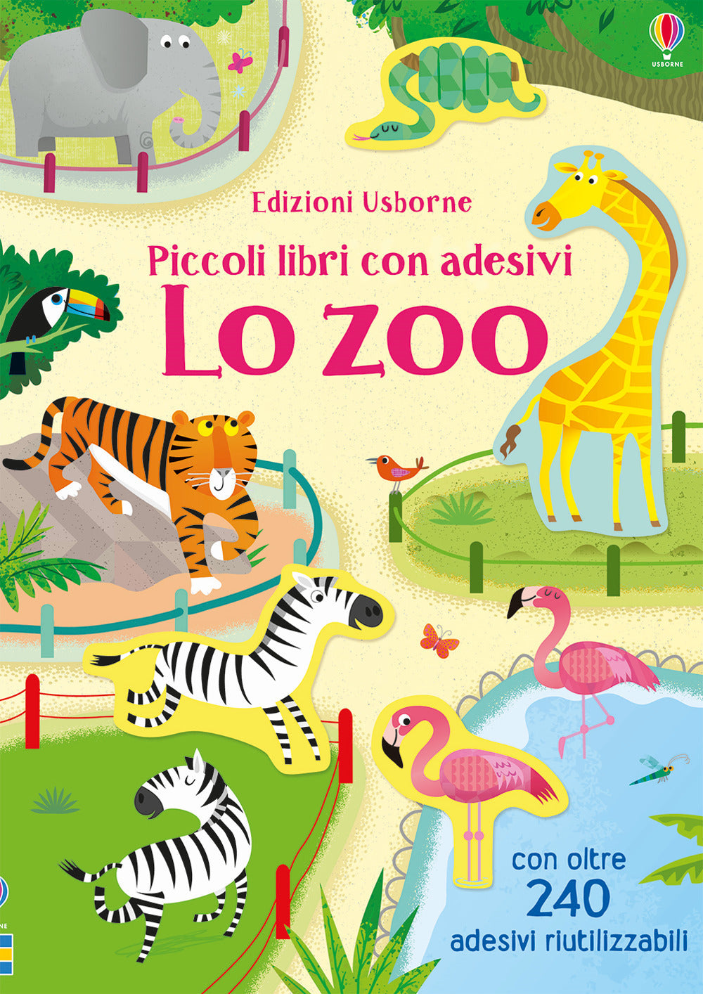Lo zoo. Piccoli libri con adesivi. Ediz. a colori.