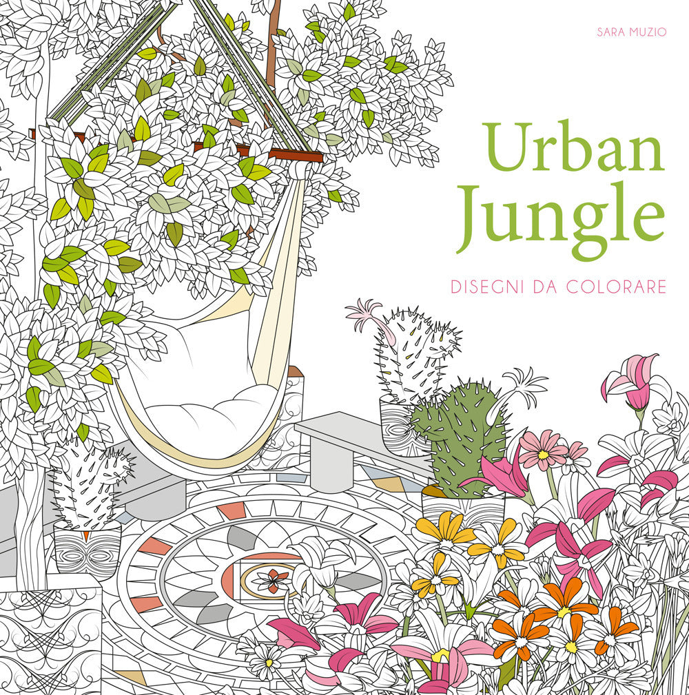 Urban jungle. Disegni da colorare.