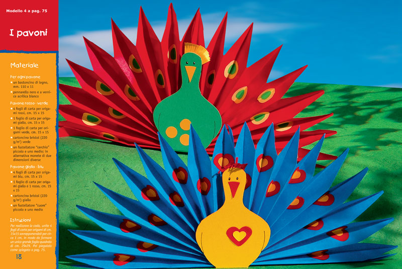 Idee creative per bambini. Divertirsi con la carta e il cartoncino. Con cartamodelli.