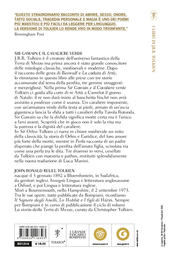 Sir Gawain e il cavaliere verde. Con Perla e Sir Orfeo