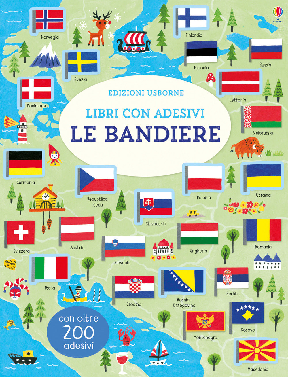 Le bandiere. Con adesivi. Ediz. a colori.