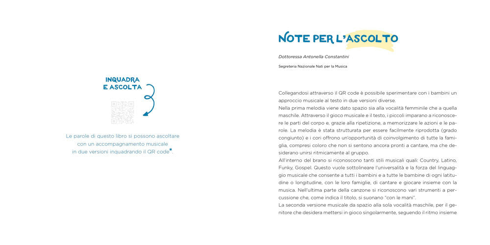 Con le mani. Un libro di parole e musica