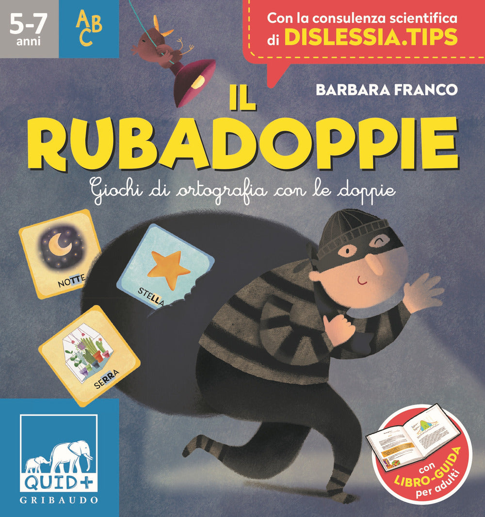 Il rubadoppie. Giochi di ortografia con le doppie. Ediz. a colori. Con 76 carte. Con plancia da gioco.