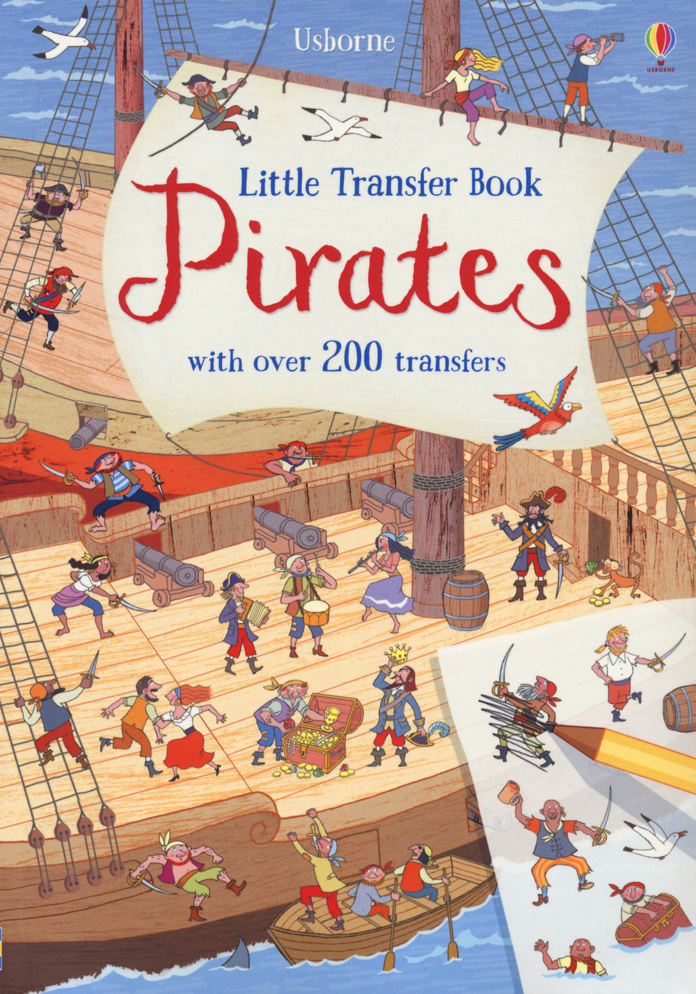 Little transfer book pirates. Ediz. a colori.