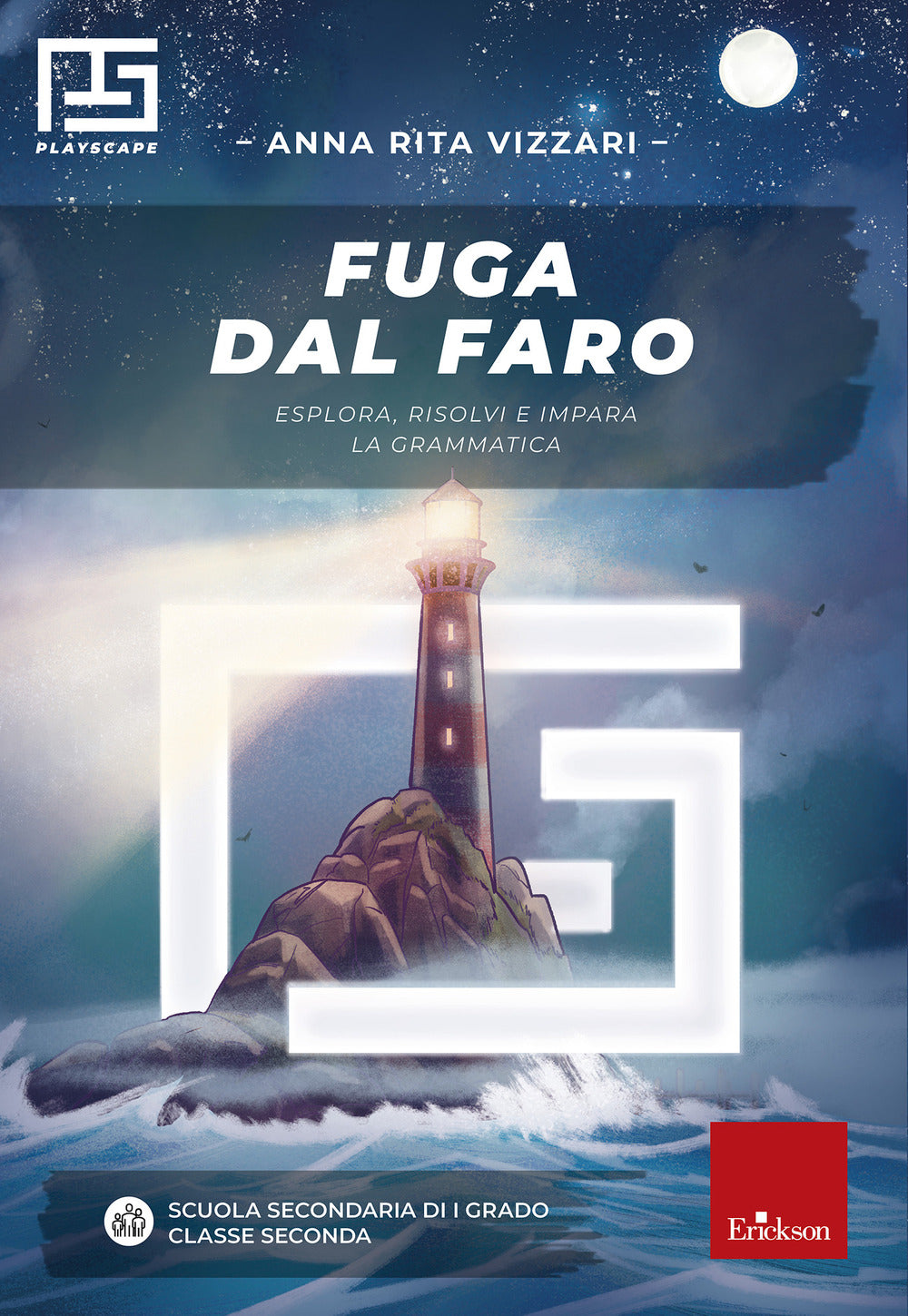 Fuga dal faro. Esplora, risolvi e impara la grammatica.