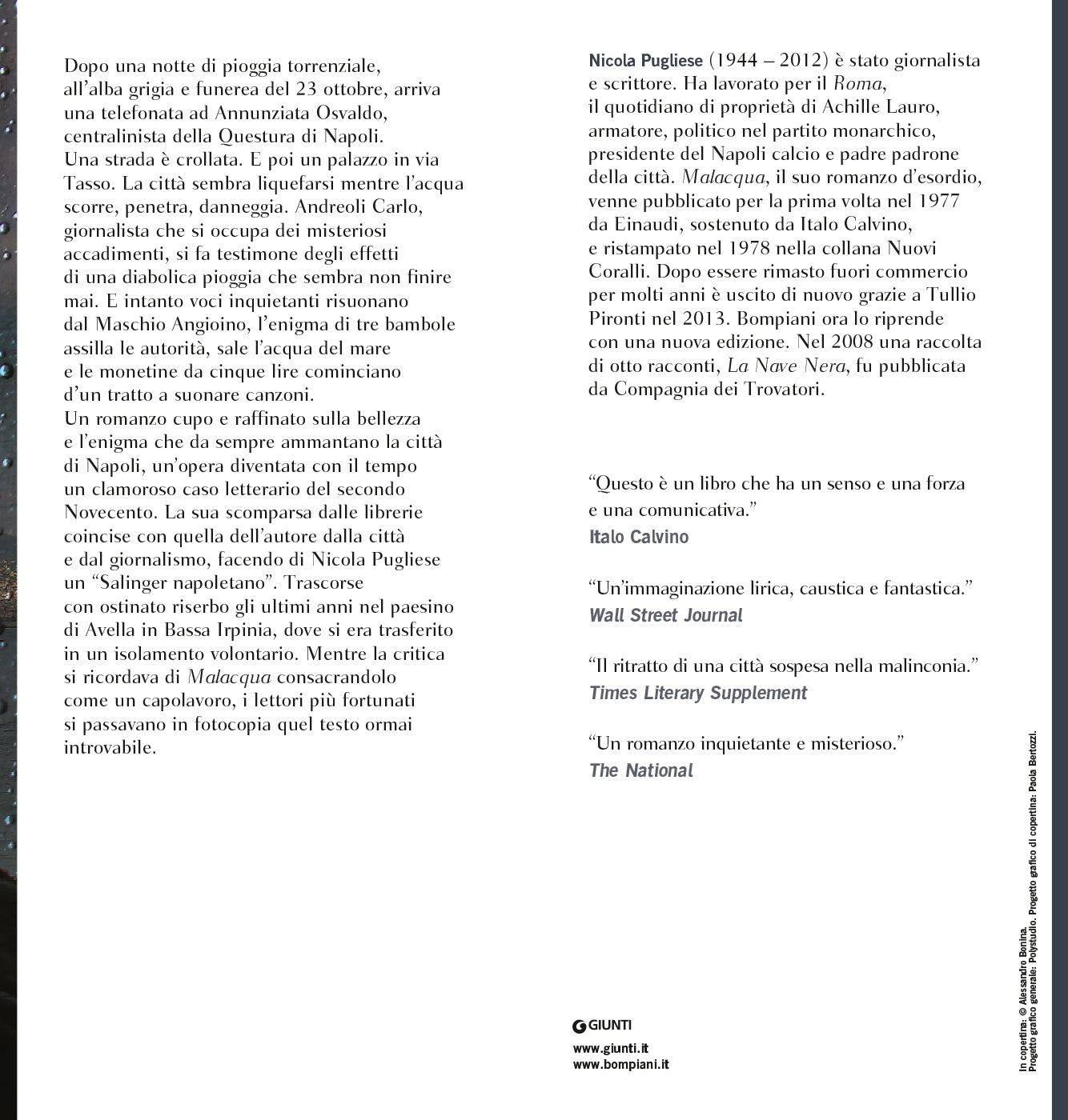 Malacqua. Quattro giorni di pioggia nella città di Napoli in attesa che si verifichi un accadimento straordinario