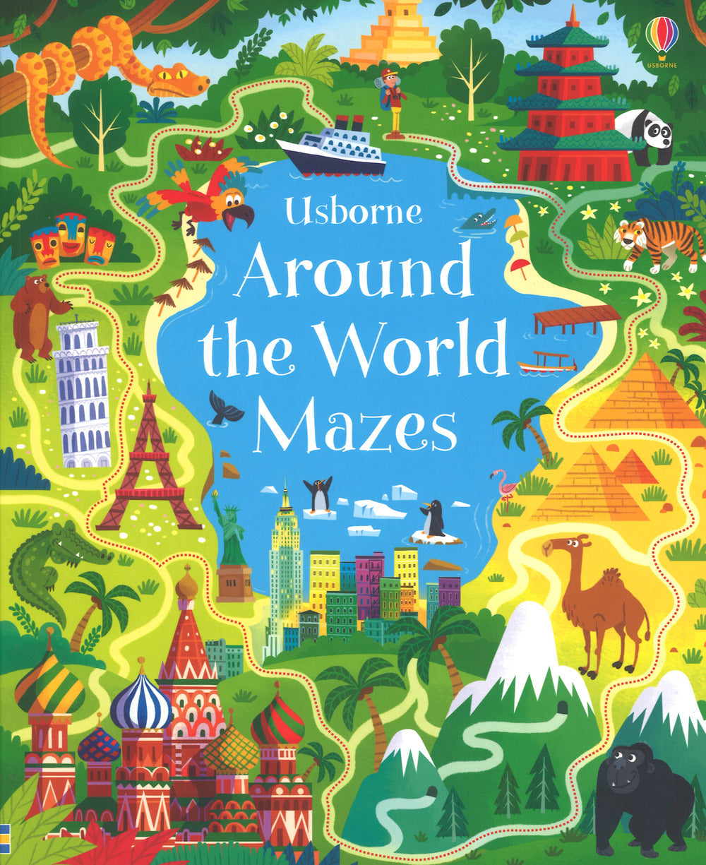 Around the world mazes. Ediz. a colori.