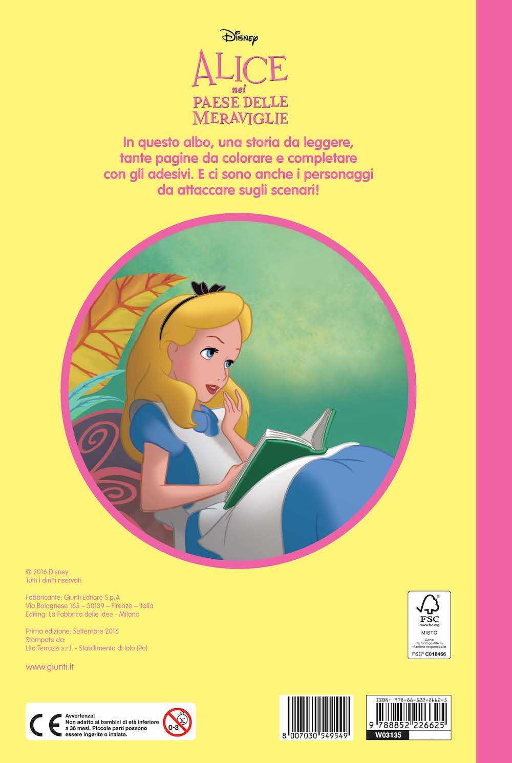 Alice nel Paese delle Meraviglie - Staccattacca&Colora