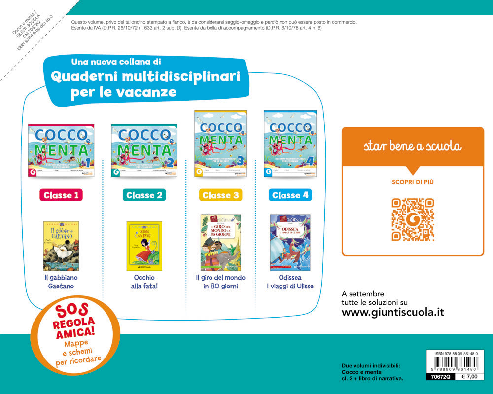 Cocco e Menta 2 + Occhio alla Fata. Quaderni multidisciplinari per le vacanze