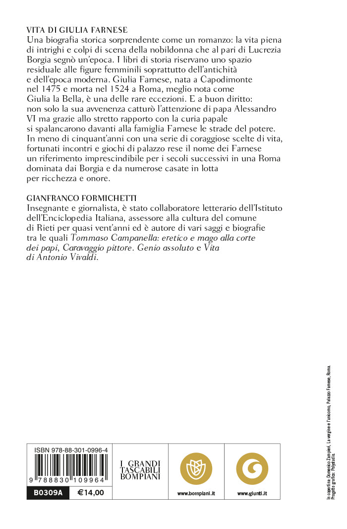 Vita di Giulia Farnese. La tirannia della bellezza nella Roma dei Borgia