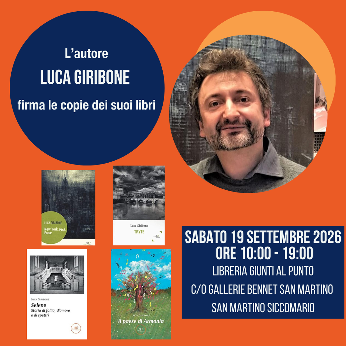 Luca Giribone a San Martino Siccomario