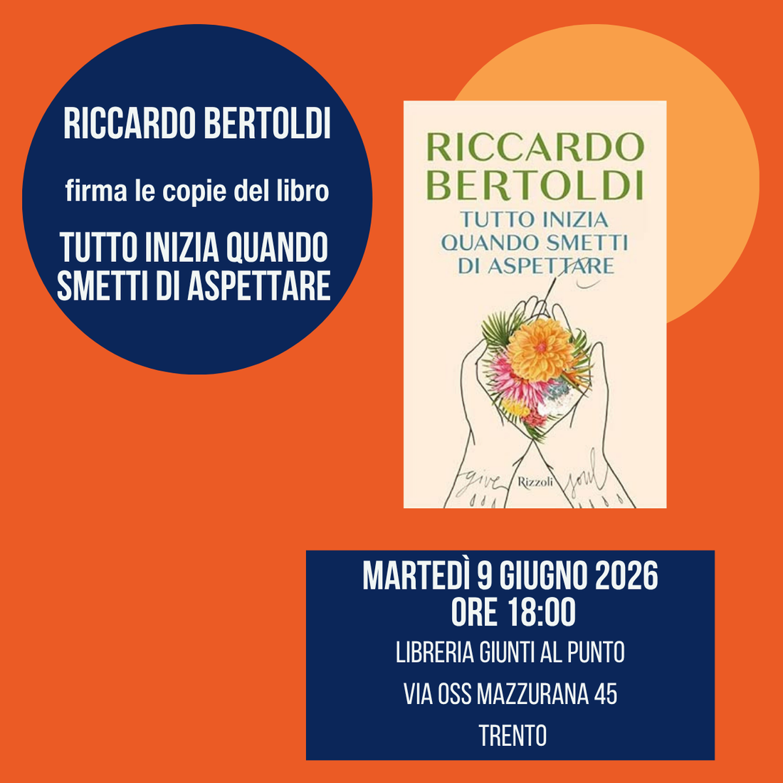 Riccardo Bertoldi a Trento