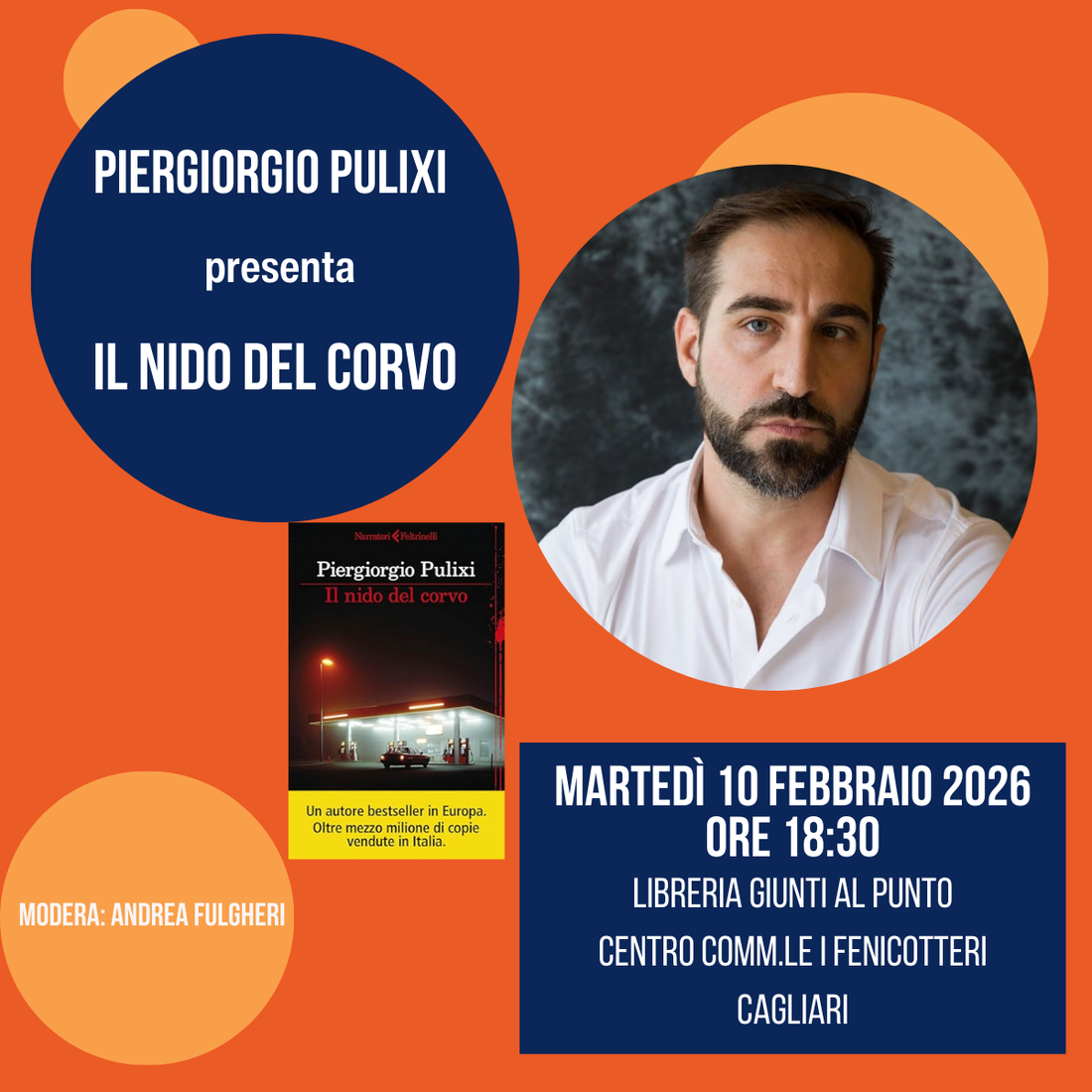 Piergiorgio Pulixi a Cagliari