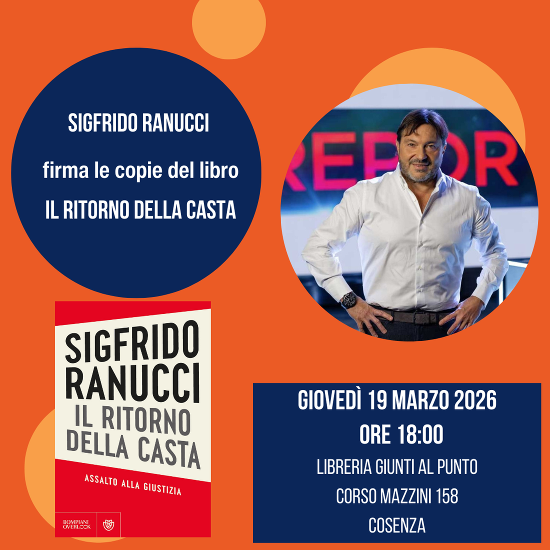 Sigfrido Ranucci a Cosenza