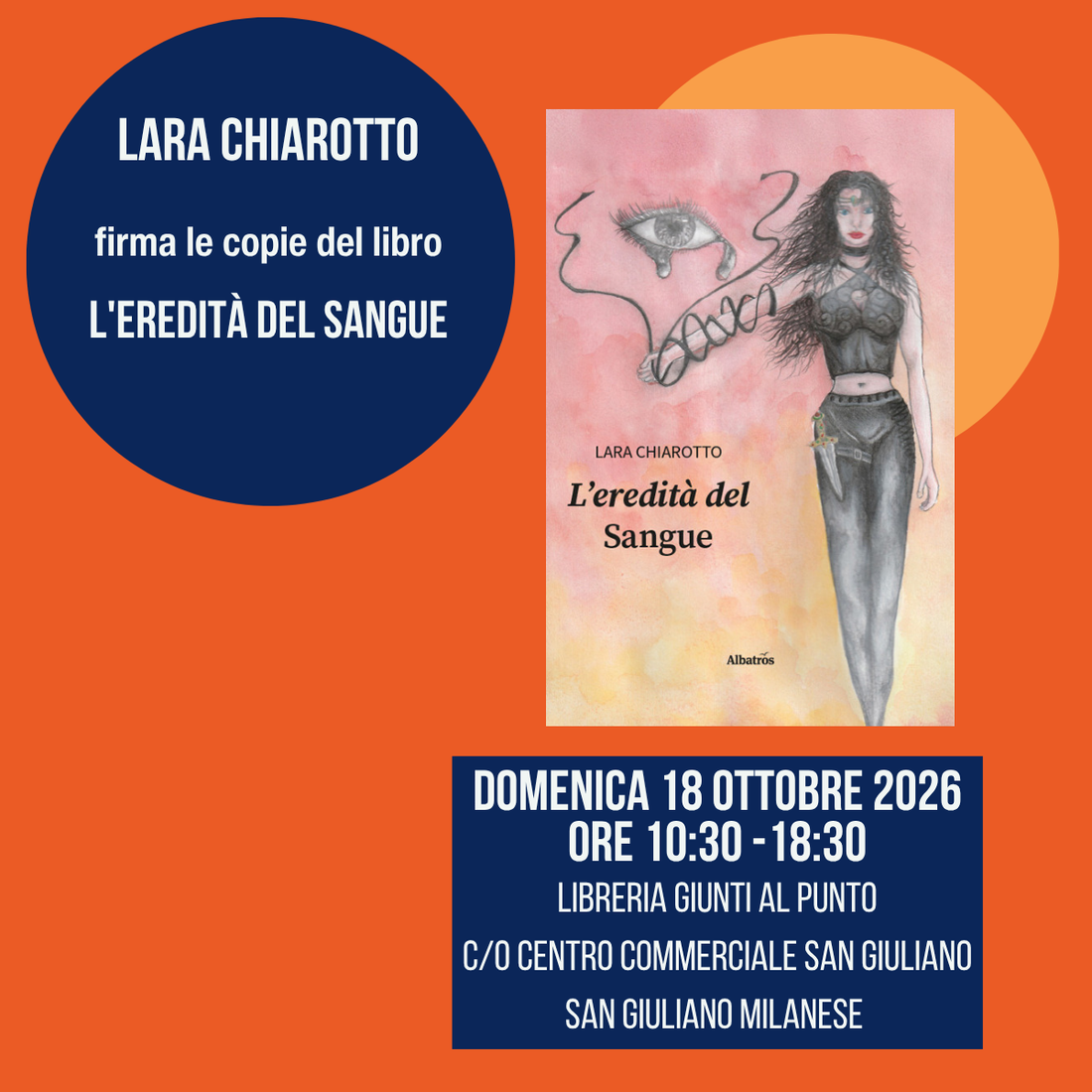 Lara Chiarotto a San Giuliano Milanese