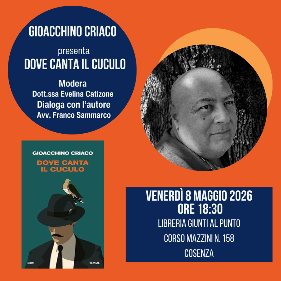 Gioacchino Criaco a Cosenza