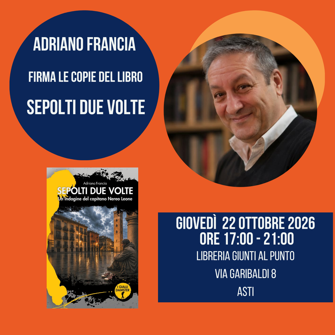 Adriano Francia ad Asti
