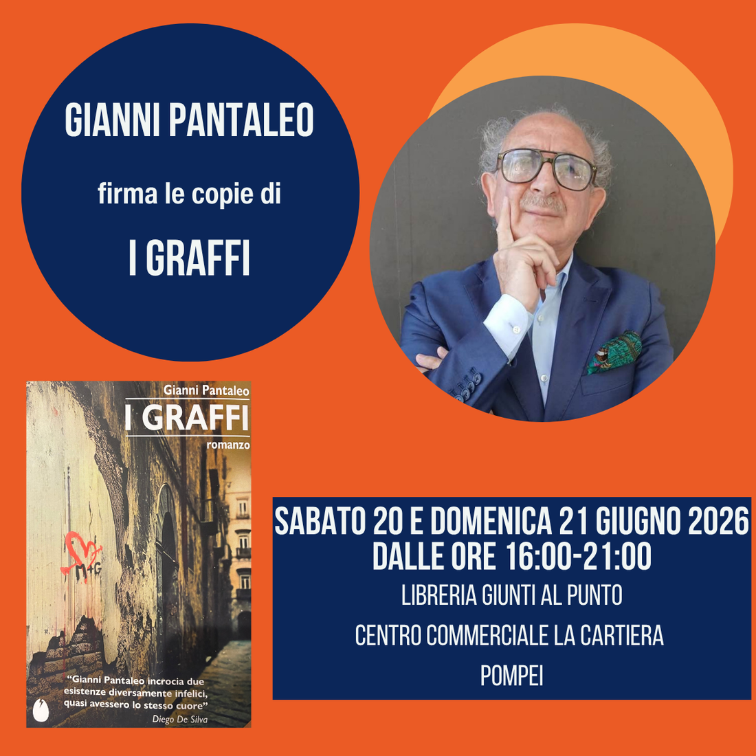 Gianni Pantaleo a Pompei