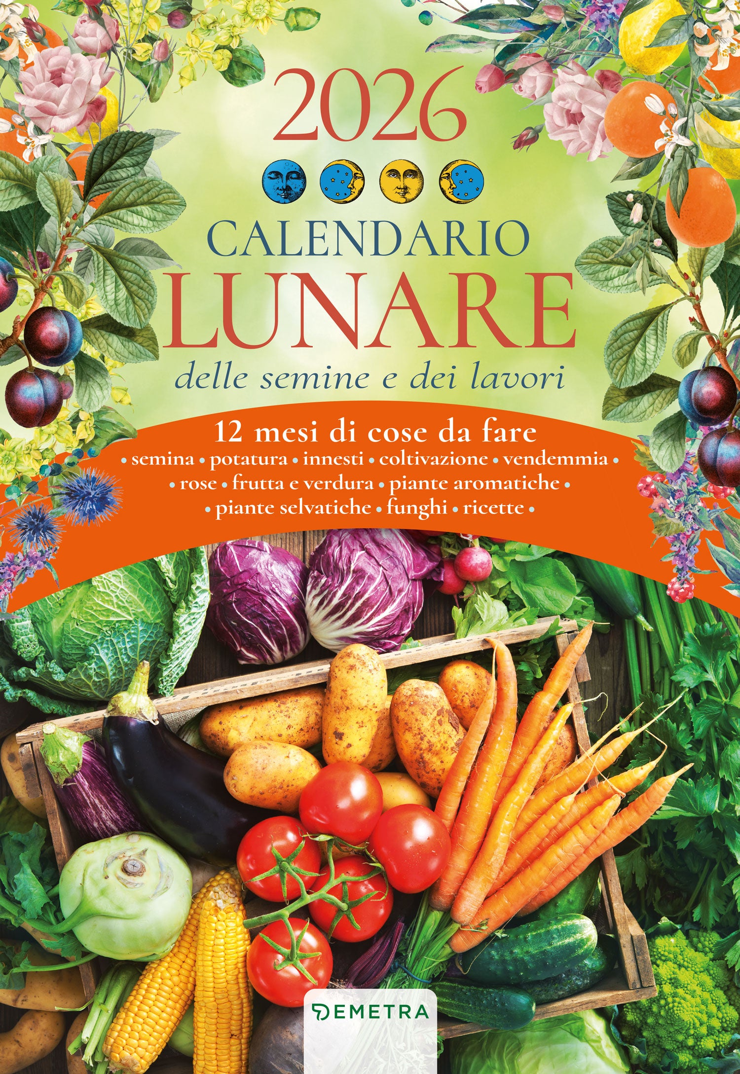 CALENDARIO LUNARE 2026 da parete (26,5 X 38,5 cm)
