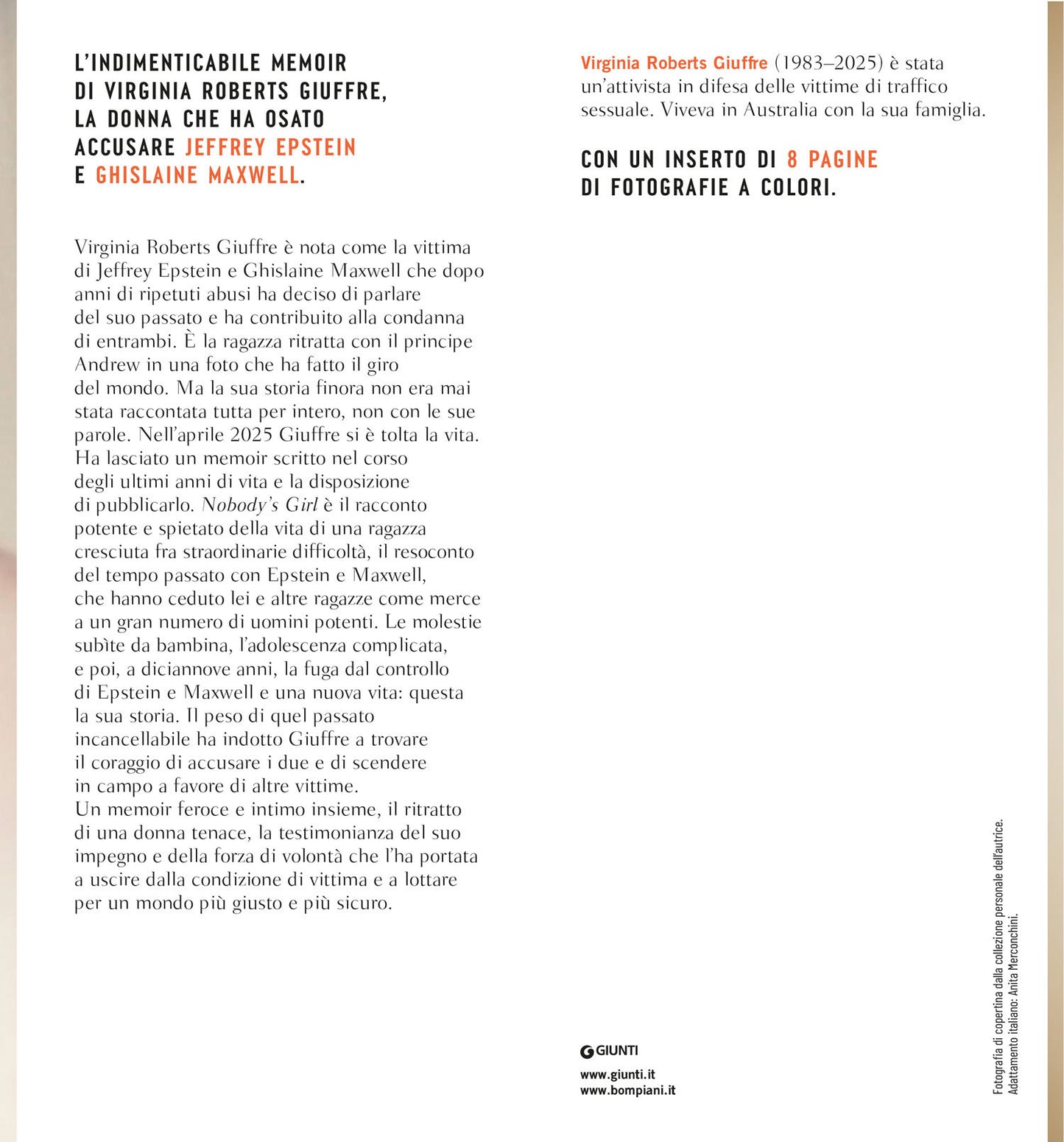 Nobody's Girl. La mia storia di sopravvivenza in nome della giustizia