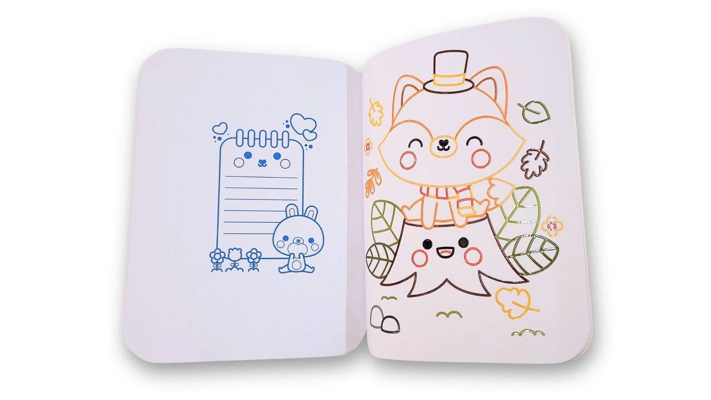 Animali del mondo. Coloro facile senza uscire dai contorni